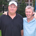 Dave Butler, singles runner-up and Bob Gannon, singles winner