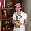 Caren Sawyer winner of OO4 with Rose Cup | Photo by Eric Sawyer