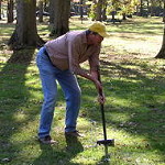 Bob Warseck of the Connecticut Extreme Croquet Society.