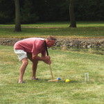 Players on the courts at “the Caper”