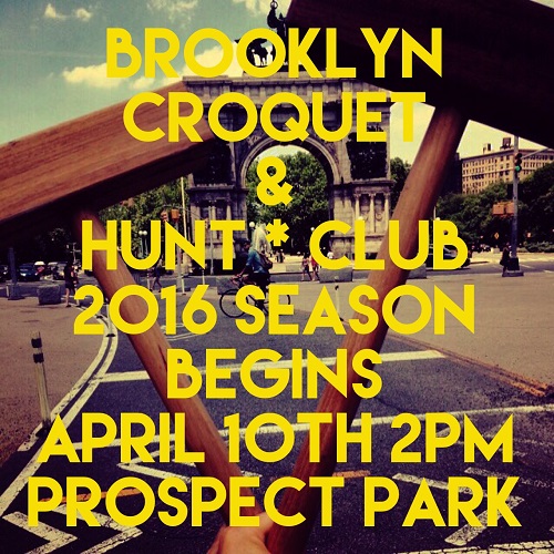 Third season for the Brooklyn Croquet Club | Photo by Generic Staff Writer