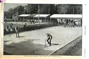 5th annual National championship in Norwich, CT | Photo by Paul Bennett Harper's Weekly - Roquet