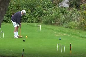Big Lobster Croquet Tournament
photo | Photo by Paul Bennett Big Lobster Croquet Tournament Underway